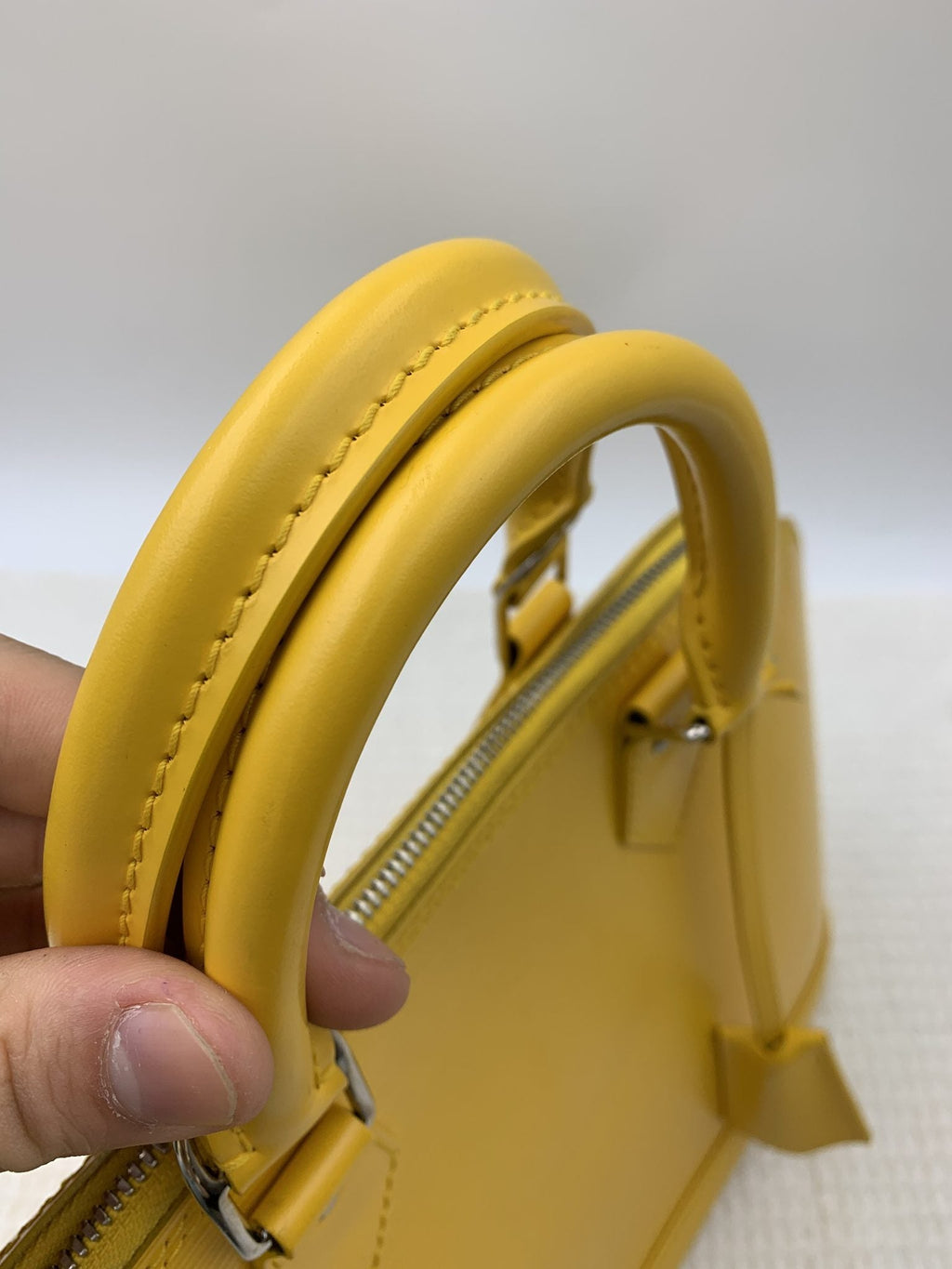 Louis Vuitton Alma PM Yellow Epi Leather Bag - view 6 - item 0073166