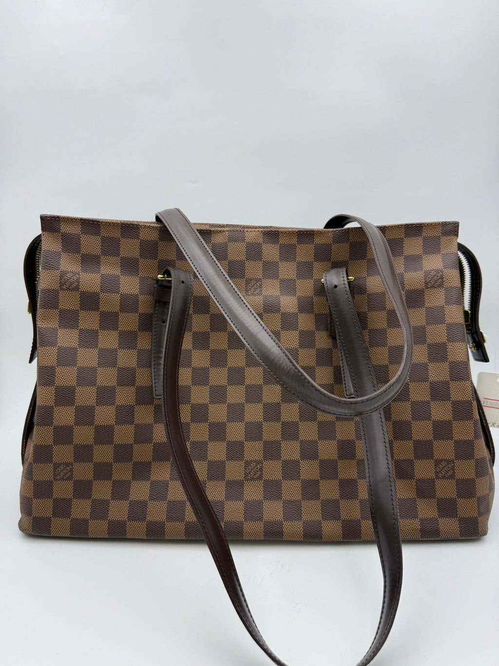 Louis Vuitton Chelsea Tote, Damier Ebene brown, stock 0197207 – back