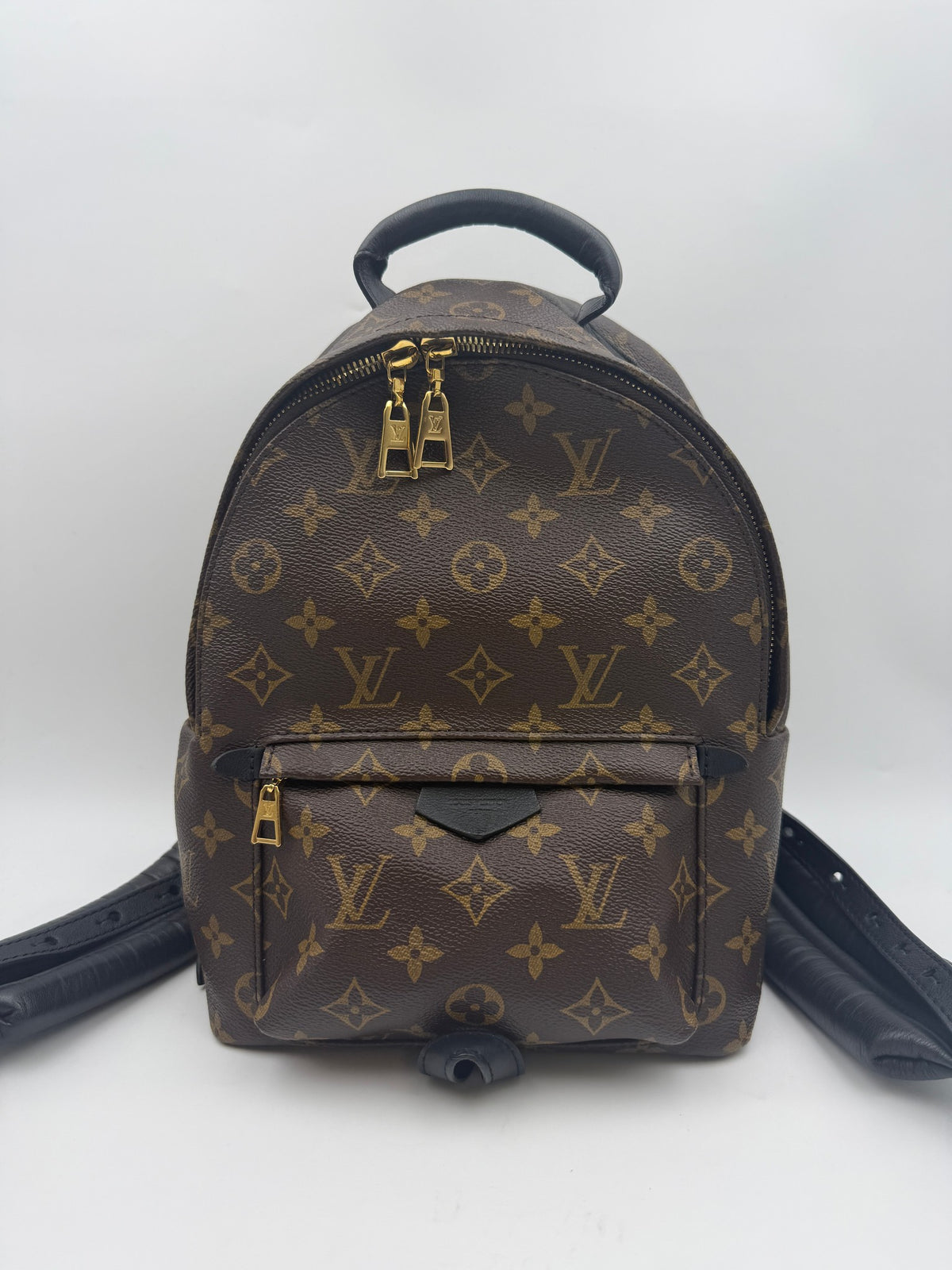 Louis Vuitton Palm Springs Backpack, Monogram brown, stock 0256124 – front