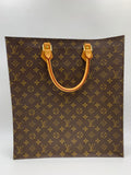 Louis Vuitton Sac Plat Tote, Monogram brown, stock 1103025 – front