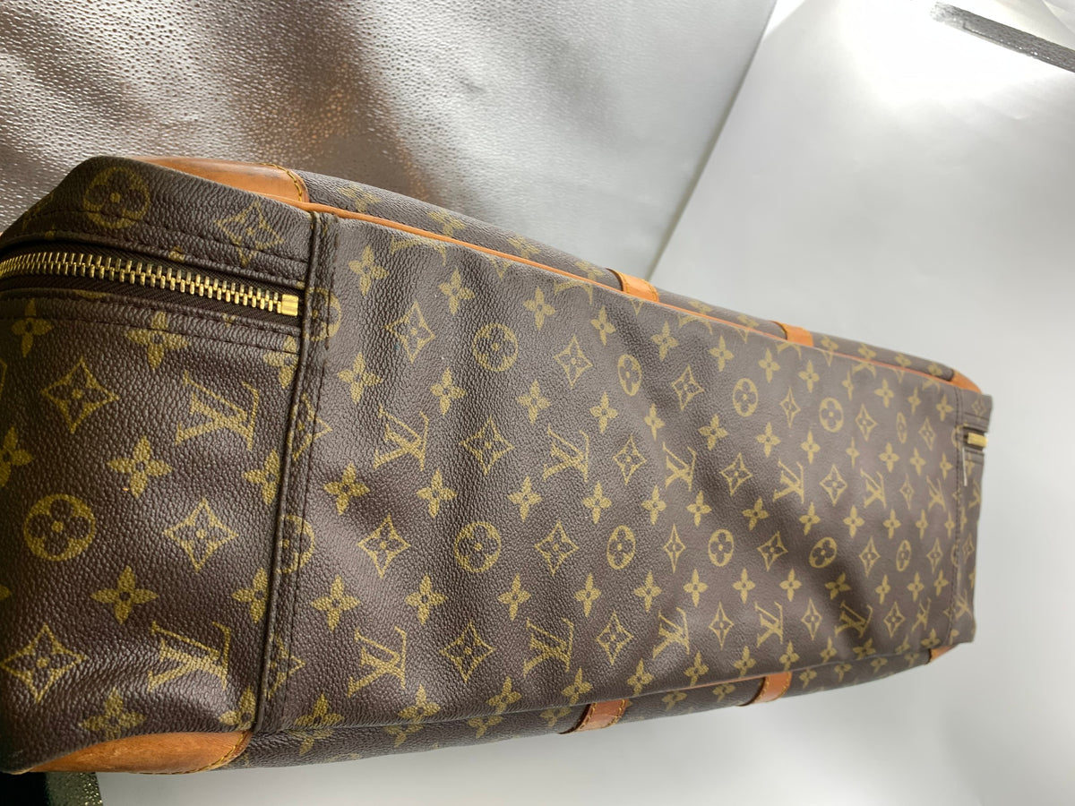 Louis Vuitton Sirius Travel Suitcase, Monogram brown, stock 1103031 – left side