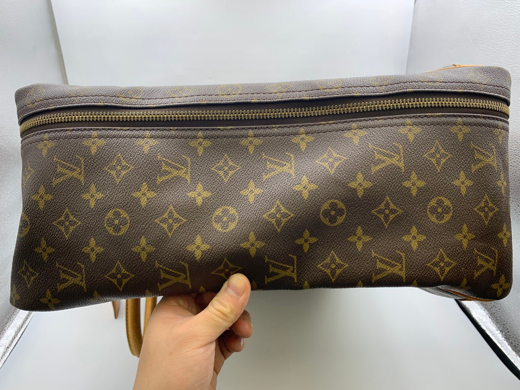 Louis Vuitton Sirius Travel Suitcase, Monogram brown, stock 1103031 – top zipper