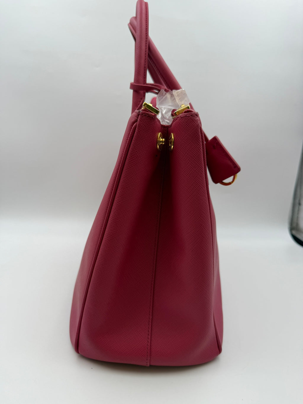 Prada Galleria Double Zip Tote, Pink, stock 0197034 – right side