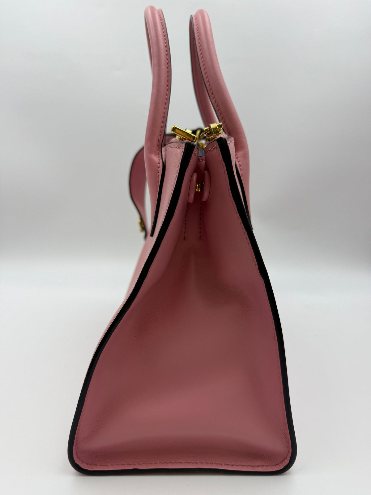 Prada Paradigme Tote, Pink, stock 0271031 – left side