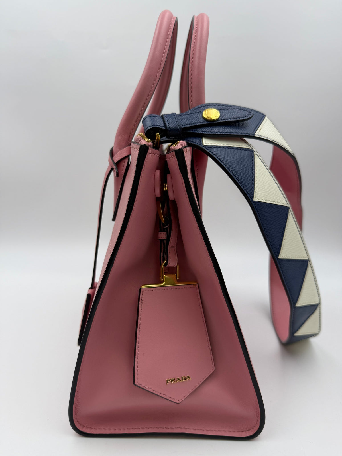 Prada Paradigme Tote, Pink, stock 0271031 – right side