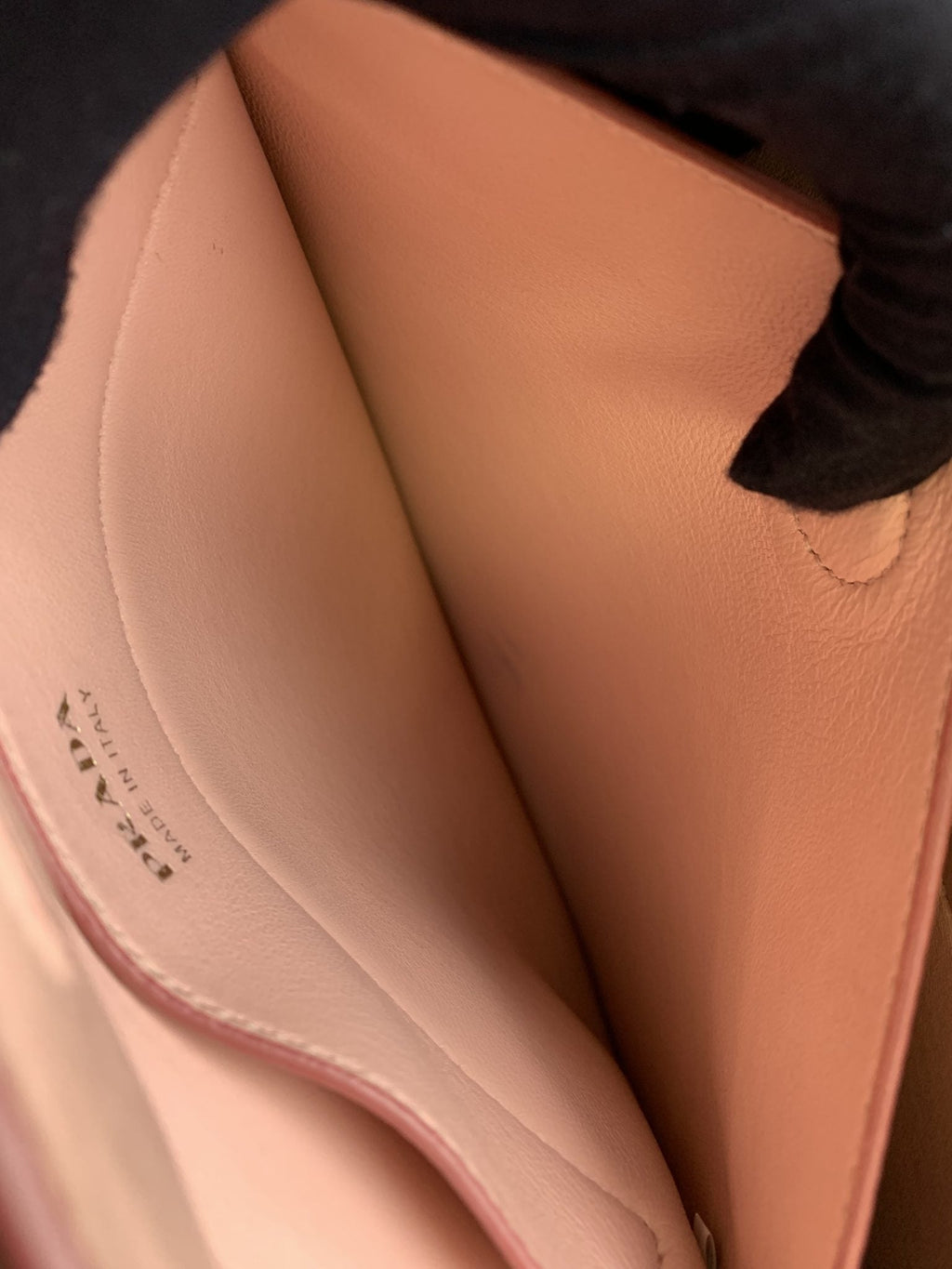 Prada Saffiano Cuir Double Tote Pink Leather Bag - view 10 - item 0073101