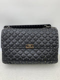 Valentino Garavani Rockstud Spike Black Leather Shoulder Bag - view 1 - item 0275063